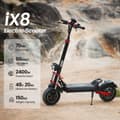 Miniatyrbild 4 av 11: iScooter iX8 2*1200W Motor 48V 20Ah Batteri 60km/h Hastighet 70KM Max Räckvidd 12 Tums Däck Off-road Elektrisk Scooter
