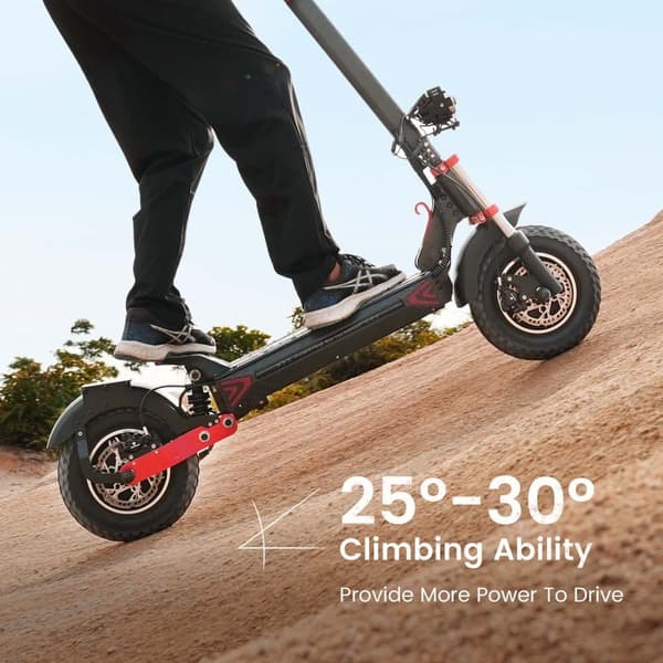 iScooter iX8 2*1200W Motor 48V 20Ah Batteri 60km/h Hastighet 70KM Max Räckvidd 12 Tums Däck Off-road Elektrisk Scooter