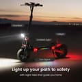 Miniatyrbild 5 av 11: iScooter iX8 60km/h Hastighet 70KM Max Räckvidd 48V 20Ah Batteri 2*1200W Motor 12 Tums Däck Off-road Elektrisk Scooter