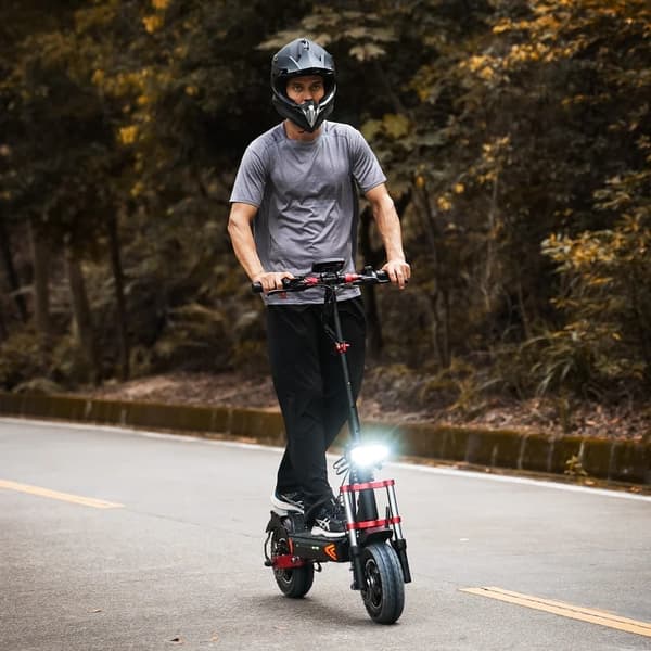 iScooter iX8 60km/h Hastighet 70KM Max Räckvidd 48V 20Ah Batteri 2*1200W Motor 12 Tums Däck Off-road Elektrisk Scooter