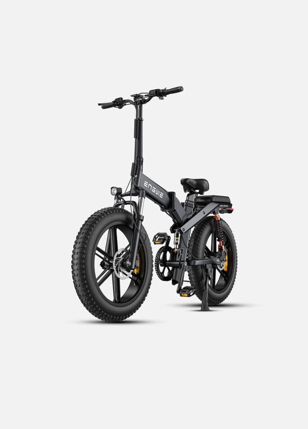 ENGWE X20 25 km/h hastighet, 150 km räckvidd, 14,4AH+7,8AH batteri, 1000W motor, 20 tums däck, hydraulisk skivbroms, elcykel för vuxna