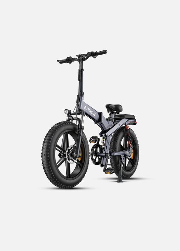 ENGWE X20 25 km/h hastighet, 150 km räckvidd, 14,4AH+7,8AH batteri, 1000W motor, 20 tums däck, hydraulisk skivbroms, elcykel för vuxna