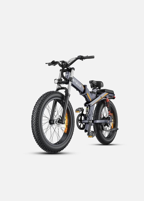 ENGWE X24 1000W motor, 19.2AH+10AH batteri, 25km/h hastighet, 150km räckvidd, 24-tums däck, hydraulisk skivbroms Elcykel för vuxna