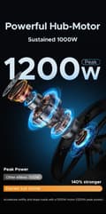 Miniatyrbild 6 av 11: ENGWE X26 1000W motor, 19.2AH + 10AH batteri, 25km/h hastighet, 150km räckvidd, 26-tums däck, hydraulisk skivbroms hopfällbar elcykel för vuxna