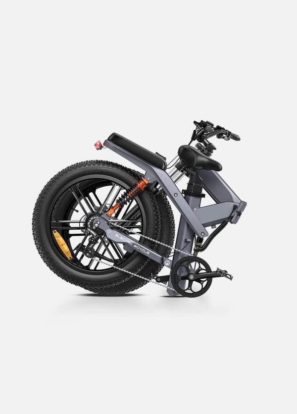 ENGWE X26 150km räckvidd, 19.2AH + 10AH batteri, 25km/h hastighet, 1000W motor, 26-tums däck, hydraulisk skivbroms hopfällbar elcykel för vuxna
