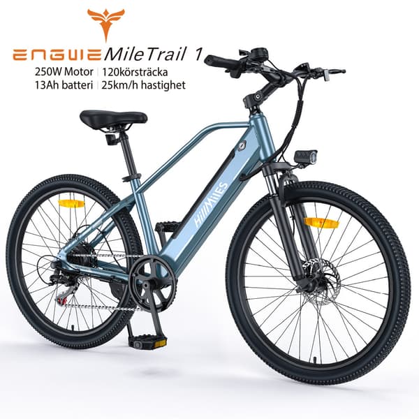 ENGWE MileTrail 1 25km/h hastighet, 120km räckvidd, 13AH batteri, 250W motor, 26” däck, hydraulisk skivbroms, elcykel för vuxna