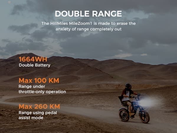 ENGWE MileZoom1 15,6/31,2AH batteri, 250W motor, 25km/h hastighet, 130/260km räckvidd, 20*4,0 tum däck, hydraulisk skivbroms elcykel för vuxna