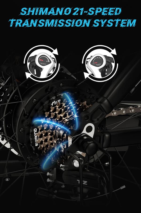 DUOTTS C29 2025 uusin sähköpyörä 750 W moottorilla, 48 V 15 AH akulla, SHIMANO 21 nopeudella, 29*2.1 tuuman ilmarenkailla.