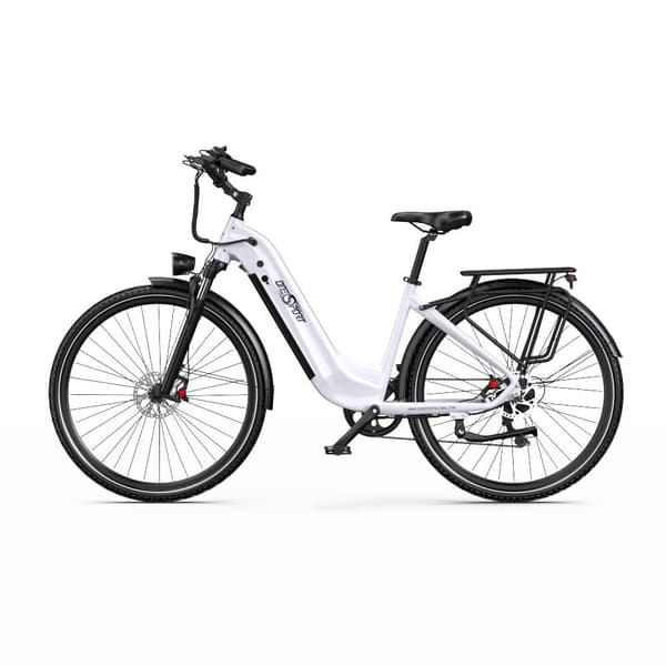 Onesport OT05 Pro elcykel 140 km räckvidd, 250 W motor, momentsensor, Shimano 7-växlad justerbar sadel