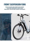 Miniatyrbild 7 av 11: Onesport OT05 Pro Elcykel - 140 km räckvidd, momentsensor, 7-växlad Shimano, IPX4 vattentät - Lättviktspendlare i aluminium
