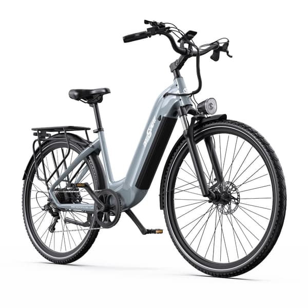 Onesport OT05 Pro Elcykel - 140 km räckvidd, momentsensor, 7-växlad Shimano, IPX4 vattentät - Lättviktspendlare i aluminium