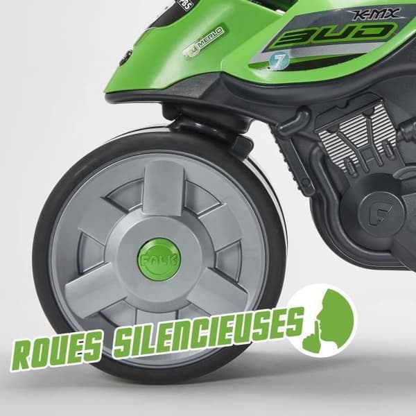 Motorcykelhållare - FALK - Bud Racing - Från 12 månader - 100% Tillverkad i Frankrike - 40% återvunnen plast