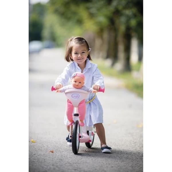 Løbecykel - SMOBY - Corolle - Pink - 2 hjul - Integreret dukkebærer