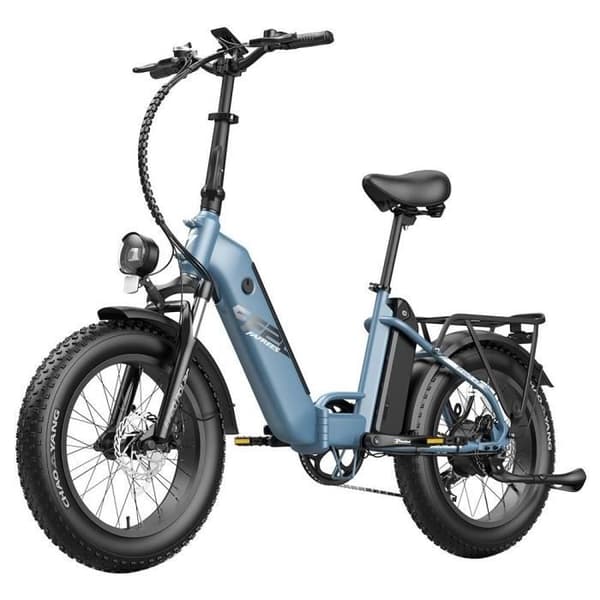 Elcykel FAFREES FF20 Polar 48V 500W Motor 25km/h Max Hastighet Dubbel 10.4Ah Batterier 20*4.0 ''Däck