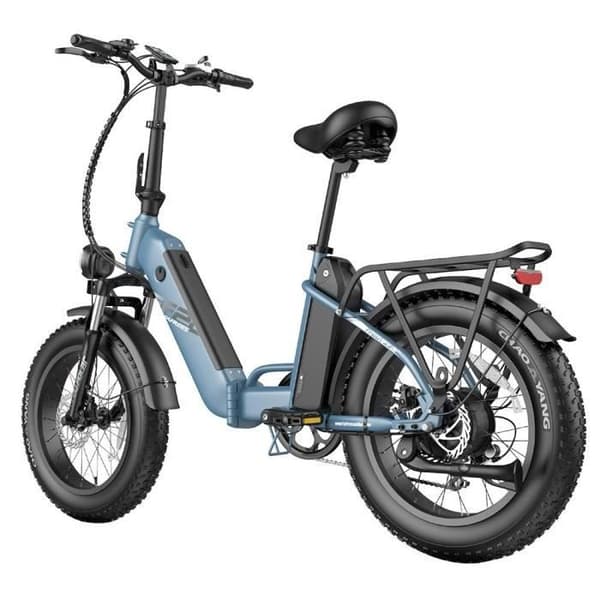 Elcykel FAFREES FF20 Polar 48V 500W Motor 25km/h Max Hastighet Dubbel 10.4Ah Batterier 20*4.0 ''Däck