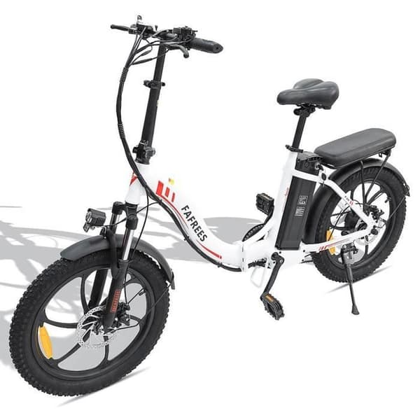 Elcykel FAFREES F20, 20 tum, hopfällbar ram, 7 växlar, avtagbart batteri 15AH