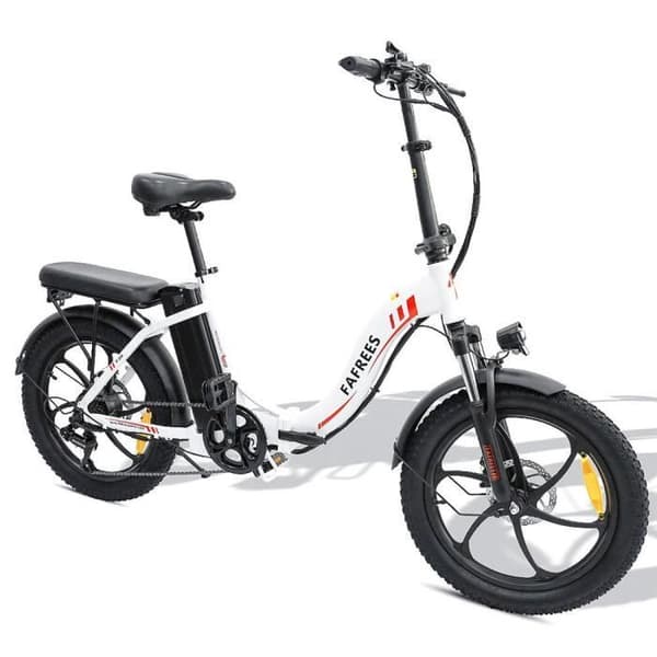 Elcykel FAFREES F20, 20 tum, hopfällbar ram, 7 växlar, avtagbart batteri 15AH