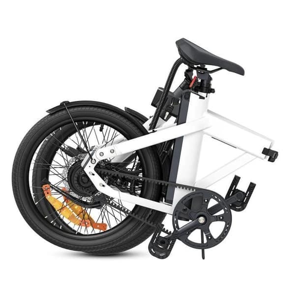 Elcykel Fällbar ENGWE P20 - Däck 20 Tum Motor 250W Batteri 36V9.6Ah Räckvidd 100KM - Vit