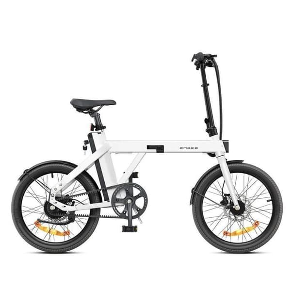 Elcykel Fällbar ENGWE P20 - Däck 20 Tum Motor 250W Batteri 36V9.6Ah Räckvidd 100KM - Vit