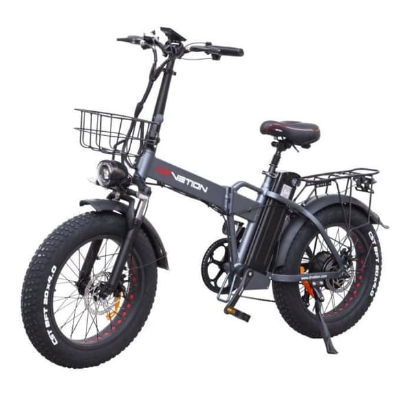 Elcykel DrveTion AT20 - 20*4.0 Tum Mottor 750W Batteri 48V10Ah Räckvidd 35-45KM - Svart Grå
