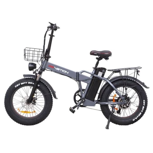 Elcykel DrveTion AT20 - 20*4.0 Tum Mottor 750W Batteri 48V10Ah Räckvidd 35-45KM - Svart Grå