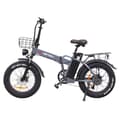 Miniatyrbild 1 av 4: Elcykel DrveTion AT20 - 20*4.0 Tum Mottor 750W Batteri 48V10Ah Räckvidd 35-45KM - Svart Grå