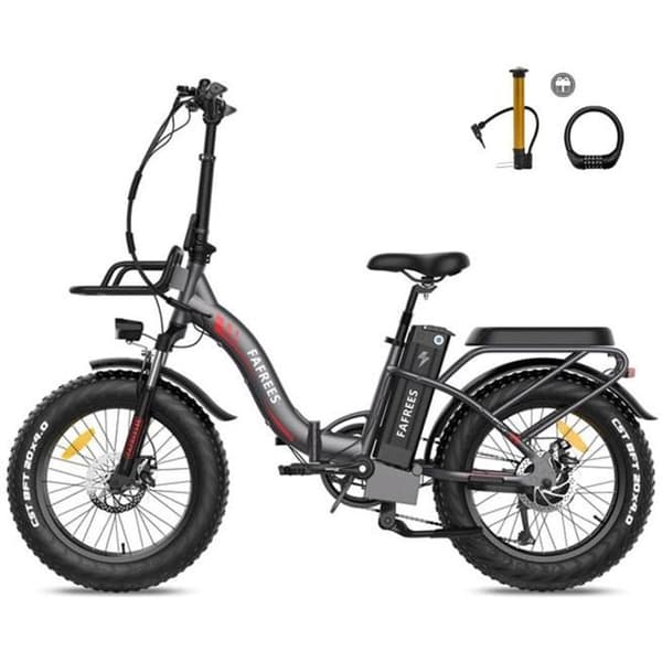 FAFREES F20 Max Elcykel 20" Med Samsung-batteri 48V 22,5 Ah - Räckvidd 160 km - Motor 500 W Shimano 7 växlar