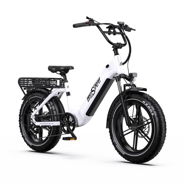 Onesport OT08 Elcykel med fat tires, motor 48V 500W, Shimano 7 växlar, stöd för app