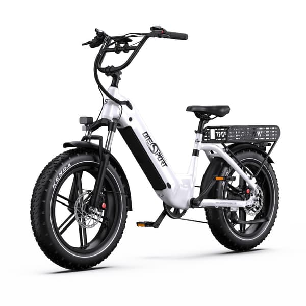 Onesport OT08 Elcykel med fat tires, motor 48V 500W, Shimano 7 växlar, stöd för app