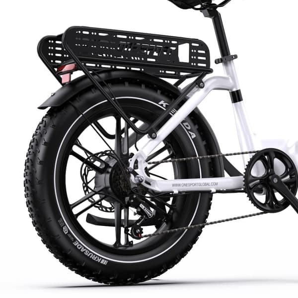 Onesport OT08 Elcykel med fat tires, motor 48V 500W, Shimano 7 växlar, stöd för app