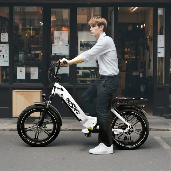 Onesport OT08 Elcykel med fat tires, motor 48V 500W, Shimano 7 växlar, stöd för app