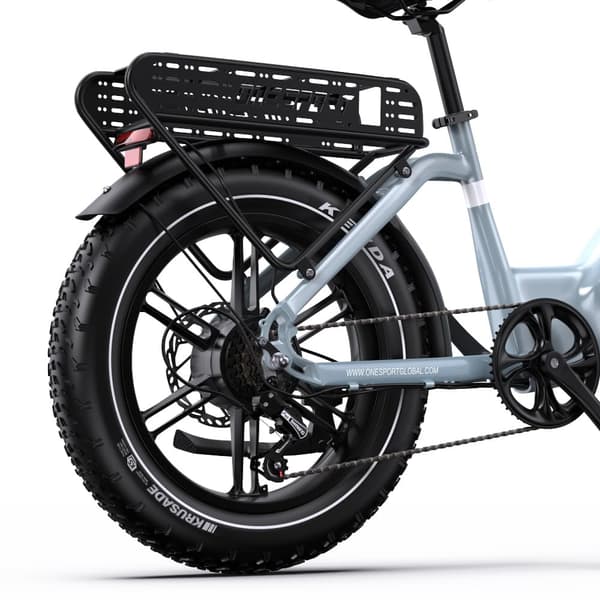 Onesport OT08 Elcykel med fat tires, motor 48V 500W, Shimano 7 växlar, stöd för app