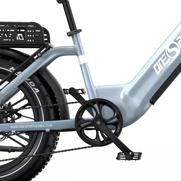 Onesport OT08 Elcykel med fat tires, motor 48V 500W, Shimano 7 växlar, stöd för app