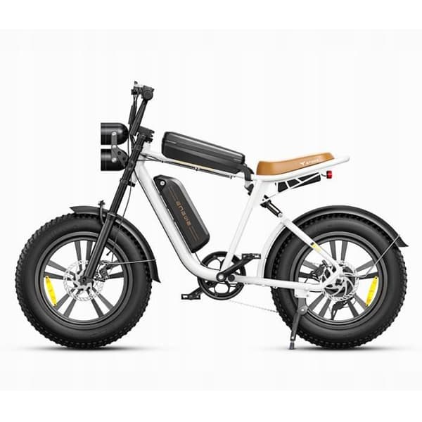 Elcykel ENGWE M20 Batteri 13AH Tjocka däck 20*4.0 Tum, Borstlös motor 750W, Max. hastighet 45km-h - vit