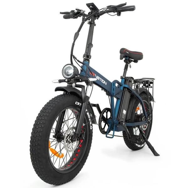 Växelcykel DrveTion AT20 - 20*4.0 Tum Motor 750W Batteri 48V10Ah Räckvidd 35-45KM - Matt Blå