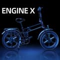 Miniatyrbild 4 av 4: ENGWE Engine X Fällbar Elcykel - 500W Motor - 48V13Ah batteri - 7-växelsystem - LCD-skärm