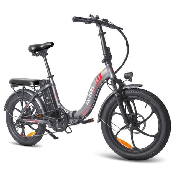 Elcykel 20" Fällbar MTB FAFREES F20 - Batteri 36V - 16Ah - Motor 250W - SHIMANO 7 Växlar