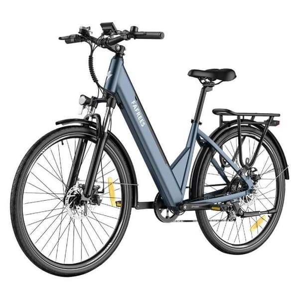Växlad elcykel FAFREES F28 Pro 27.5'' Steggenom City E-Cykel 25Km/h 250W Motor 36V14.5Ah Batteri Shimano 7 Växlar Hastighet