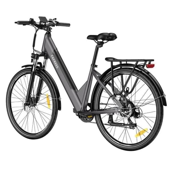 Växlad elcykel FAFREES F28 Pro 27.5'' Steggenom City E-Cykel 25Km/h 250W Motor 36V14.5Ah Batteri Shimano 7 Växlar Hastighet