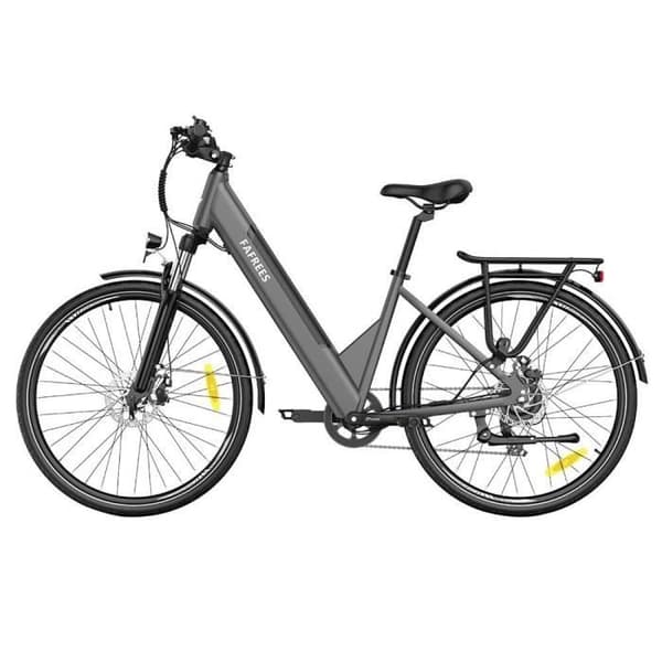 Växlad elcykel FAFREES F28 Pro 27.5'' Steggenom City E-Cykel 25Km/h 250W Motor 36V14.5Ah Batteri Shimano 7 Växlar Hastighet