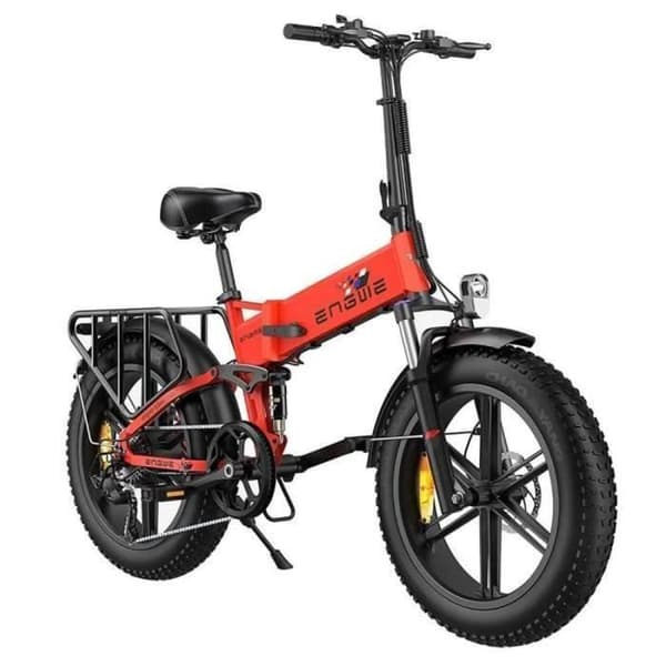 ENGWE ENGINE X - Elcykel - 20" Hjul - 250W Motor - 48V 13Ah Batteri - Skivbromsar - Röd