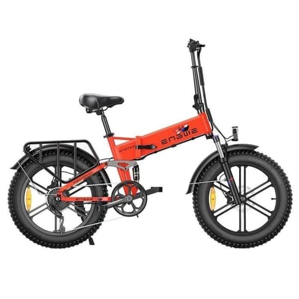 ENGWE ENGINE X - Elcykel - 20" Hjul - 250W Motor - 48V 13Ah Batteri - Skivbromsar - Röd