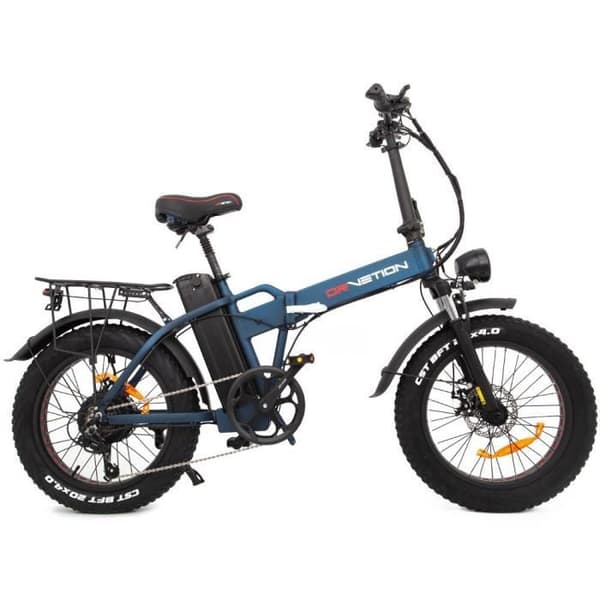 Väggcykel DrveTion AT20 - 20*4.0 Tum Motor 750W Batteri 48V15Ah Räckvidd 55-70KM - Matt Blå