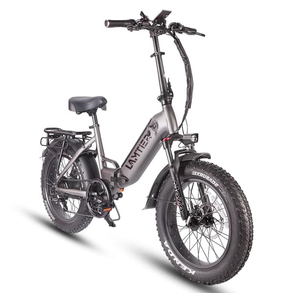 Lamtier 57A foldbar elcykel | 48V 13A batteri | 250W BAFANG motor | 25 km/t tophastighed | Hydrauliske skivebremser