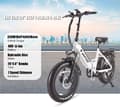 Miniatyrbillede 9 af 11: Lamtier 57A foldbar elcykel | 48V 13A batteri | 250W BAFANG motor | 25 km/t tophastighed | Hydrauliske skivebremser