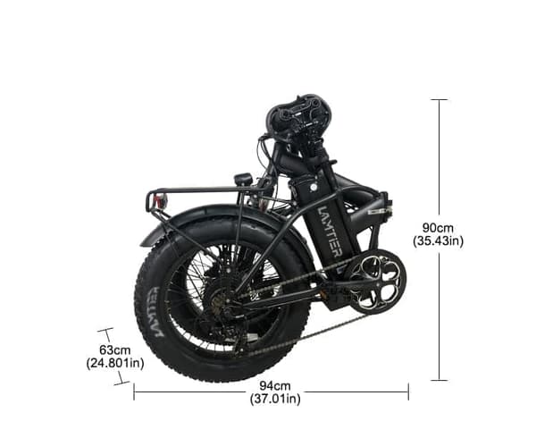 Lamtier B08A 20 tommer foldbar elcykel | 48V 13Ah | 250W BAFANG-motor | 25 km/t