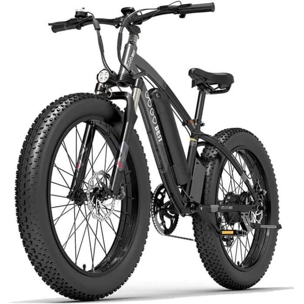 GOGOBEST Elcykel GF600 MTB Elcykel för vuxna, Fat Bike elektrisk 26", Shimano 21 växlar