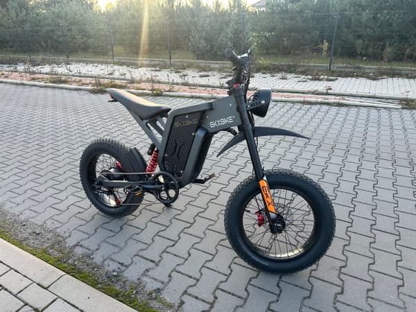 EKX X21 2000W motor, 55km/h hastighet, 35AH Li-ion batteri, 20*4.0 off-road däck, hydraulisk skivbroms Mountain E-bike