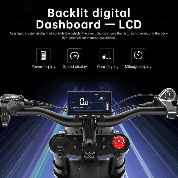 EKX X21 2000W motor, 55km/h hastighet, 35AH Li-ion batteri, 20*4.0 off-road däck, hydraulisk skivbroms Mountain E-bike