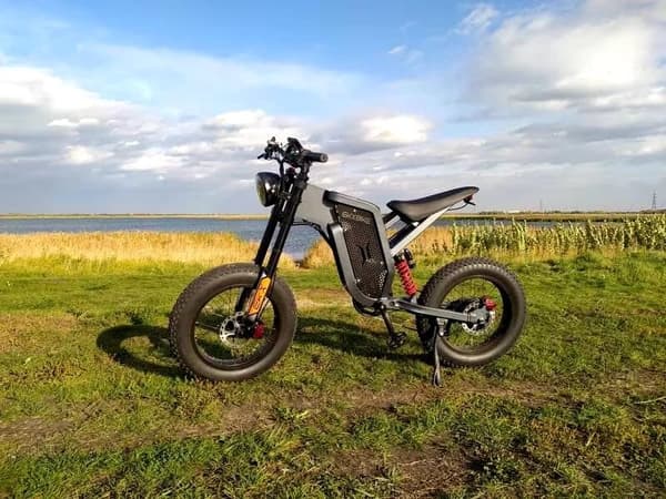 EKX X21 2000W motor, 55km/h hastighet, 35AH Li-ion batteri, 20*4.0 off-road däck, hydraulisk skivbroms Mountain E-bike